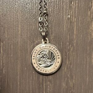 Saint Christopher Silver Necklace